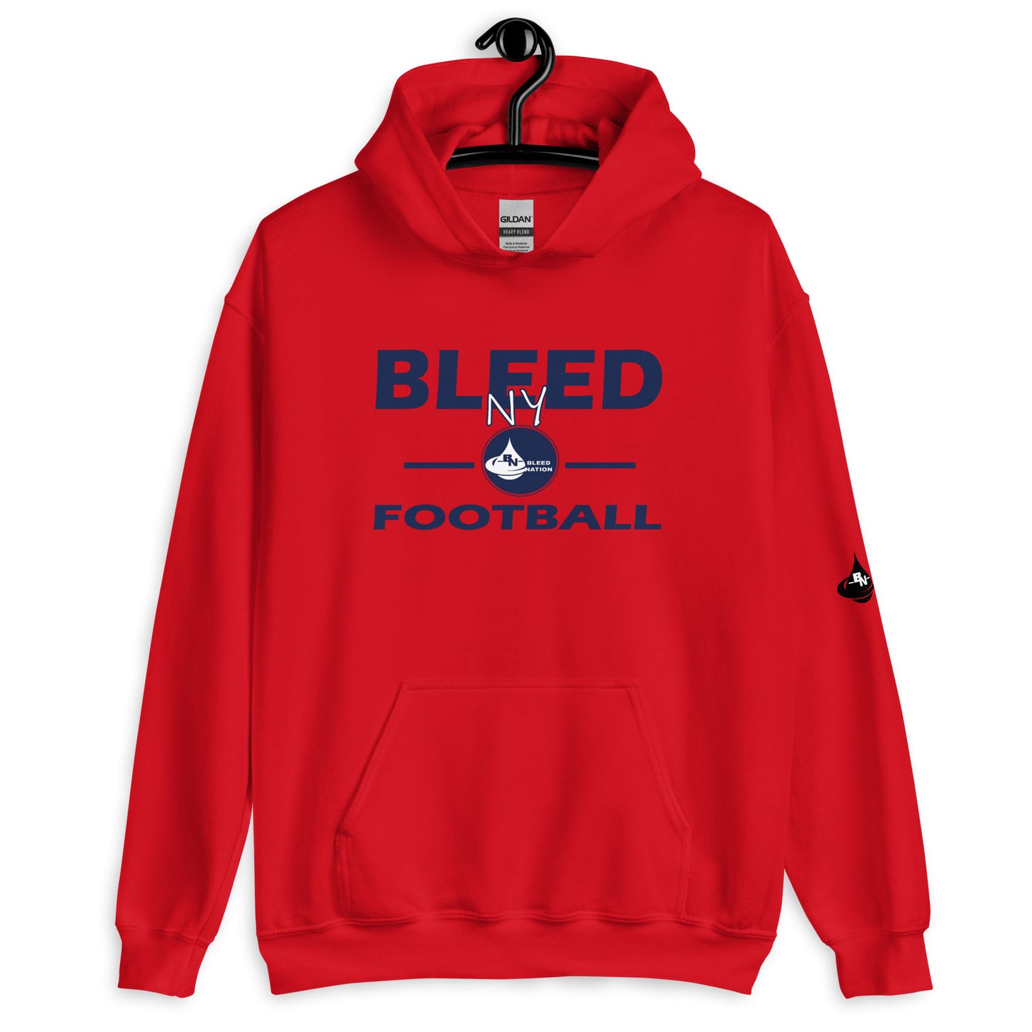 Bleed NY Football Unisex Hoodie