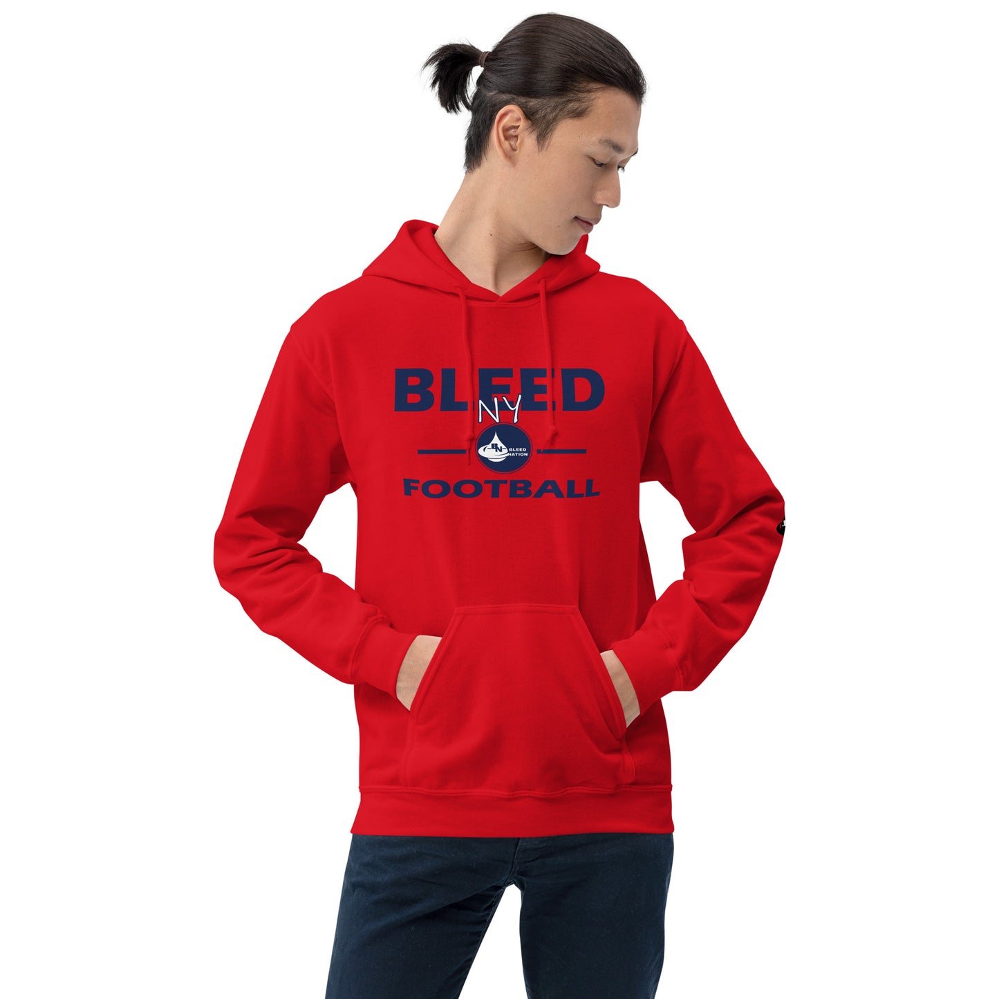 Bleed NY Football Unisex Hoodie