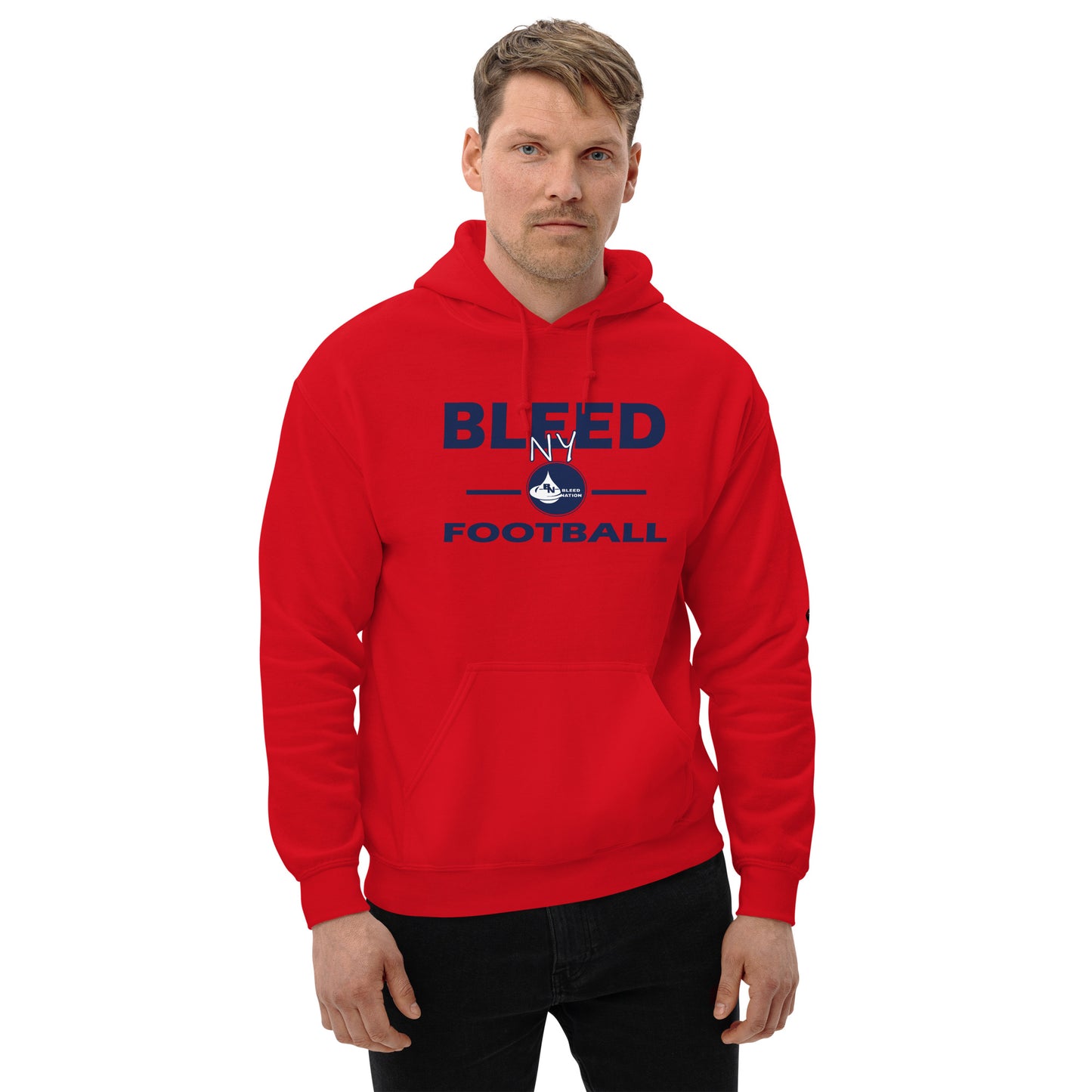 Bleed NY Football Unisex Hoodie