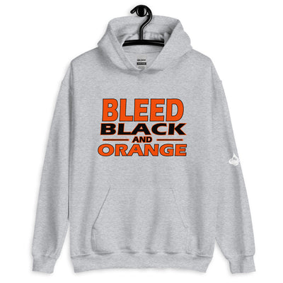 Bleed Black & Orange Unisex Hoodie