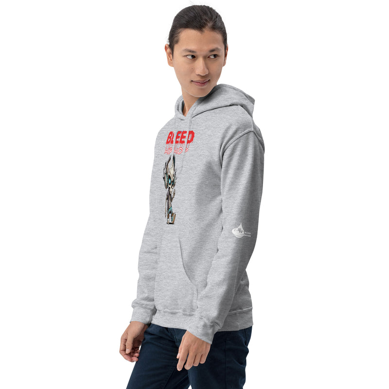 Bleed Skeleton Graffiti Unisex Hoodie