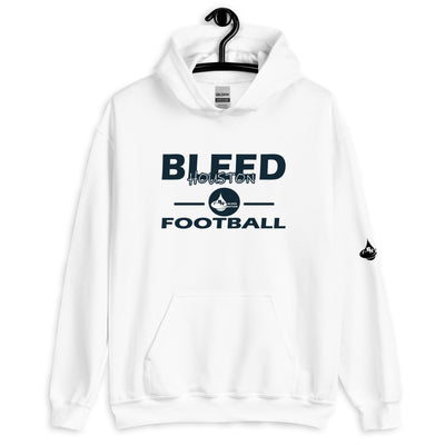 Bleed Houston Football Unisex Hoodie