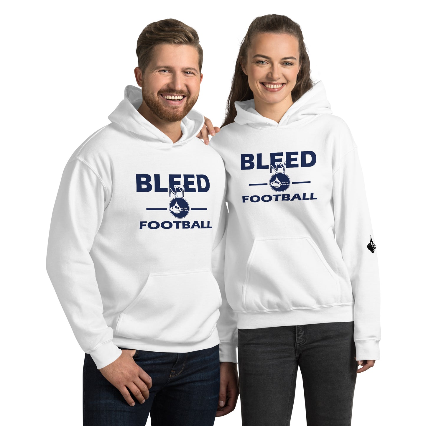 Bleed NY Football Unisex Hoodie