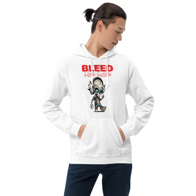 Bleed Skeleton Graffiti Unisex Hoodie