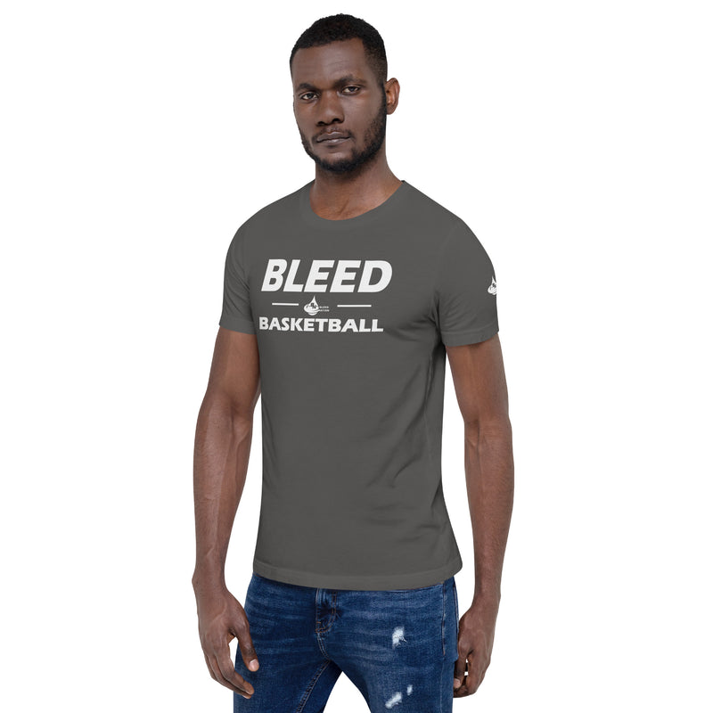 Unisex Short Sleeve Bleed Basketball Printed T-shirt