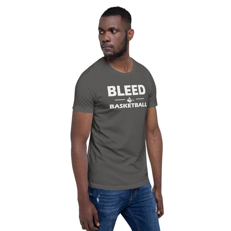 Unisex Short Sleeve Bleed Basketball Printed T-shirt