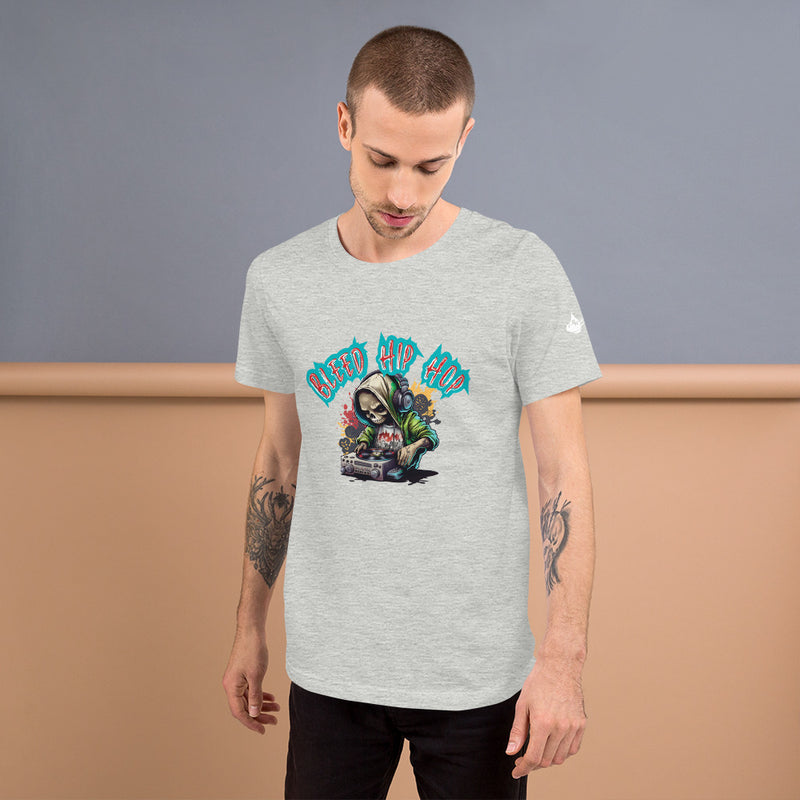 Bleed Skeleton TurnTable Unisex t-shirt