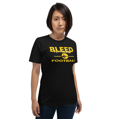 Bleed Pittsburgh Football Unisex t-shirt