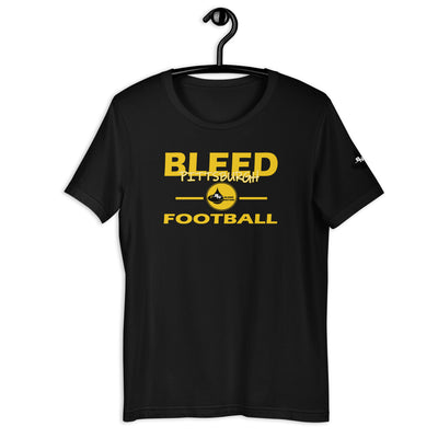 Bleed Pittsburgh Football Unisex t-shirt