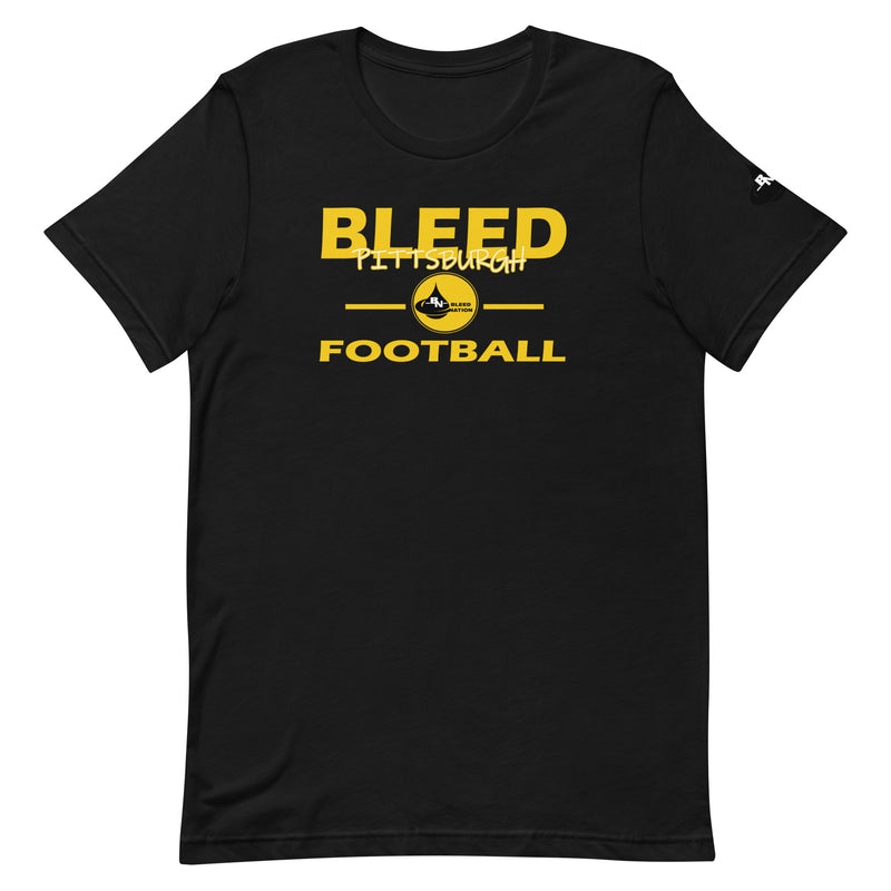Bleed Pittsburgh Football Unisex t-shirt