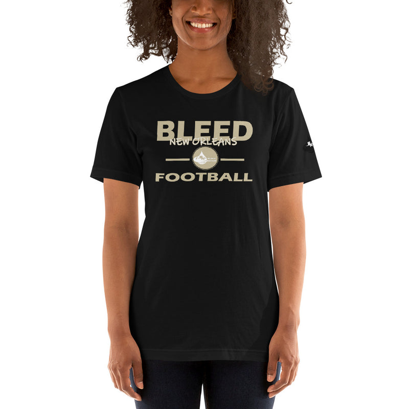 Bleed New Orleans Football Unisex t-shirt