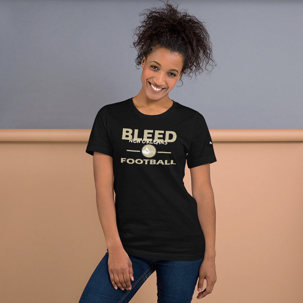 Bleed New Orleans Football Unisex t-shirt