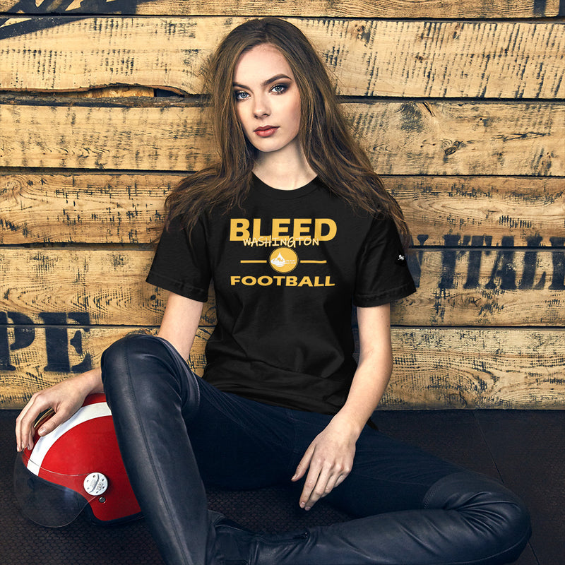 Bleed Washington Football Unisex t-shirt