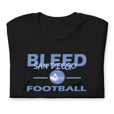 Bleed  San Diego Football Unisex t-shirt