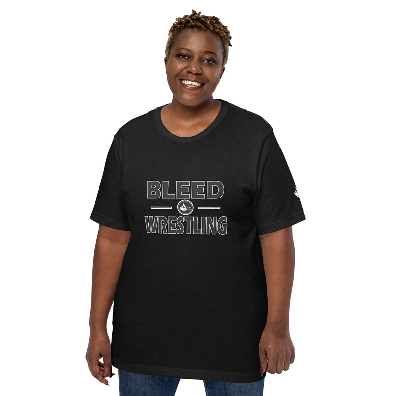 Bleed Wrestling Unisex t-shirt