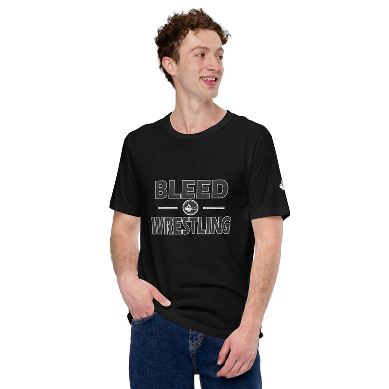 Bleed Wrestling Unisex t-shirt