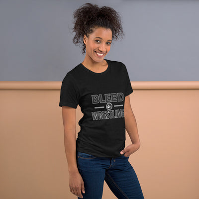 Bleed Wrestling Unisex t-shirt