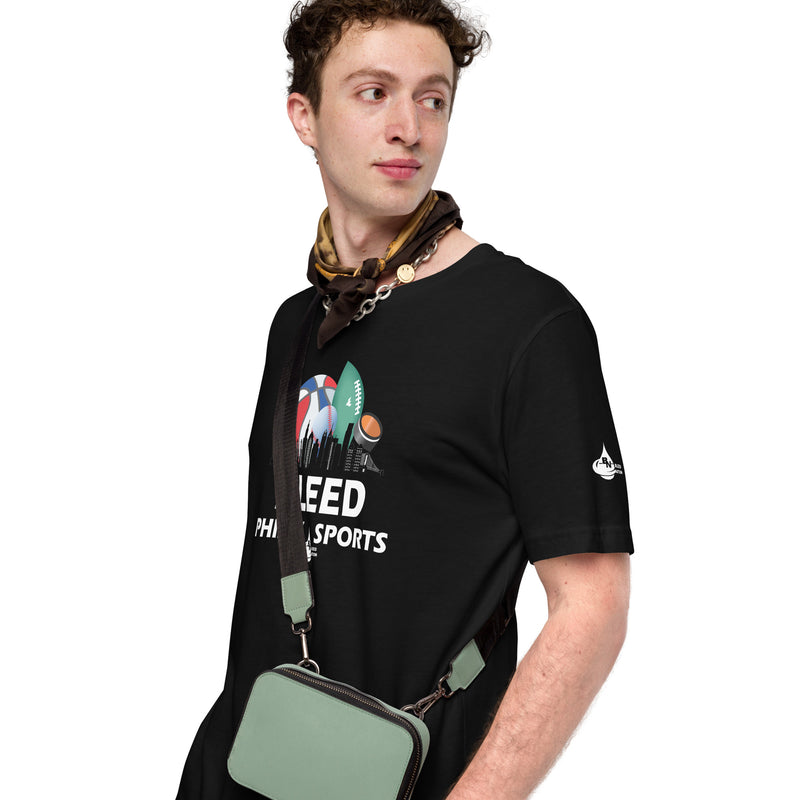 Unisex Short Sleeve Soft and Comfortable Printed Sports T-shirt