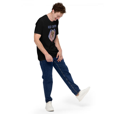 Bleed Skeleton Eagle Unisex t-shirt