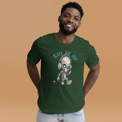 Bleed Skeleton Headphone Unisex t-shirt