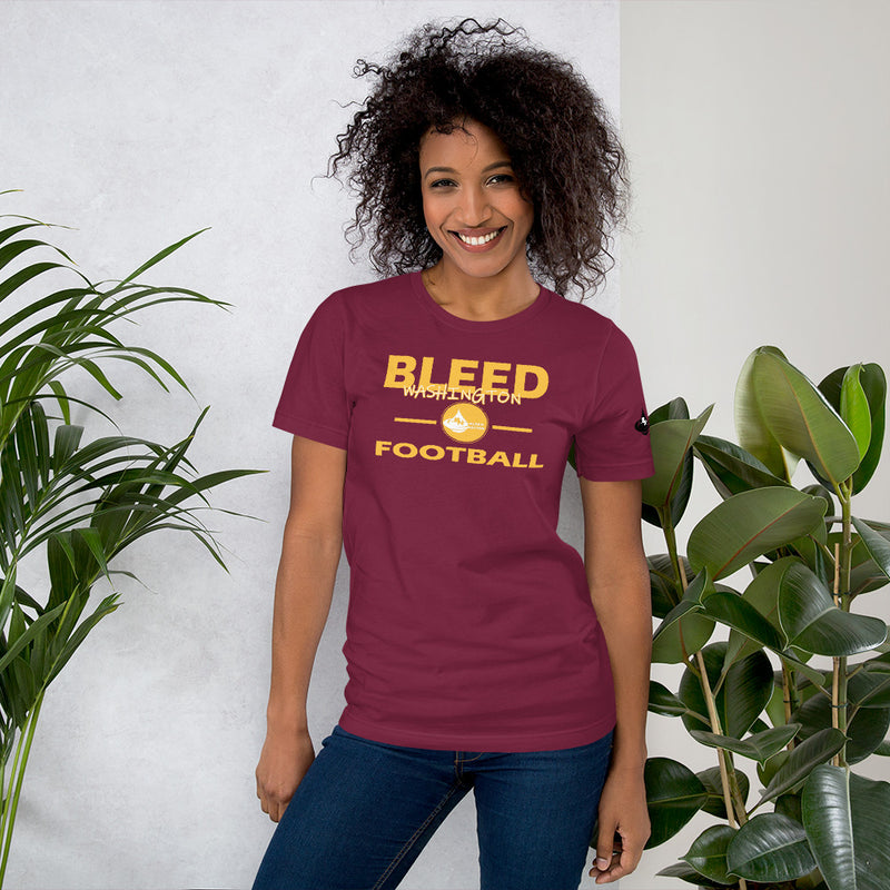 Bleed Washington Football Unisex t-shirt