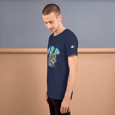 Bleed Skeleton TurnTable Unisex t-shirt