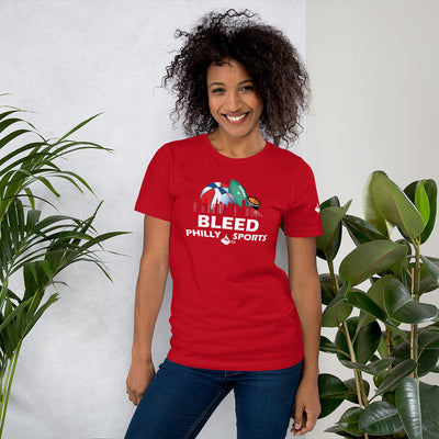 Unisex Short Sleeve Soft and Comfortable Printed Sports T-shirt