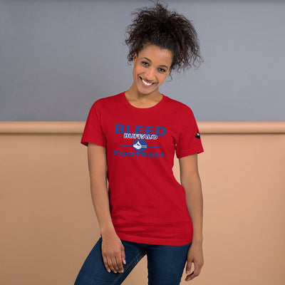 Bleed Buffalo Football Unisex t-shirt
