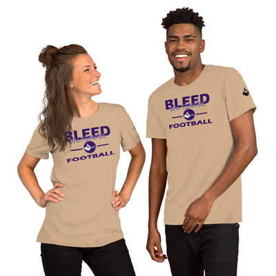 Bleed Baltimore Football Unisex t-shirt