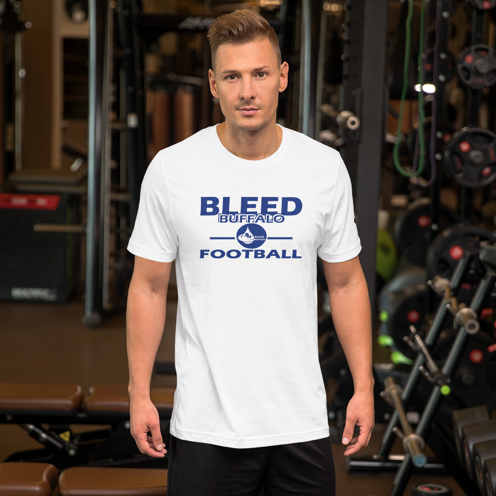 Bleed Buffalo Football Unisex t-shirt