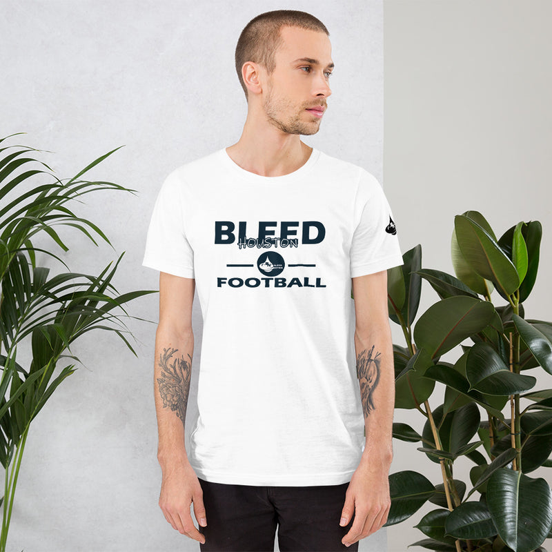 Bleed Houston Football Unisex t-shirt