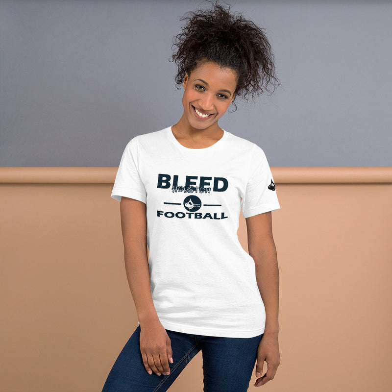 Bleed Houston Football Unisex t-shirt