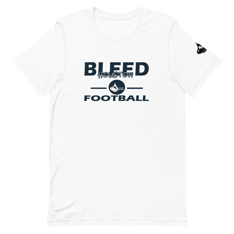 Bleed Houston Football Unisex t-shirt