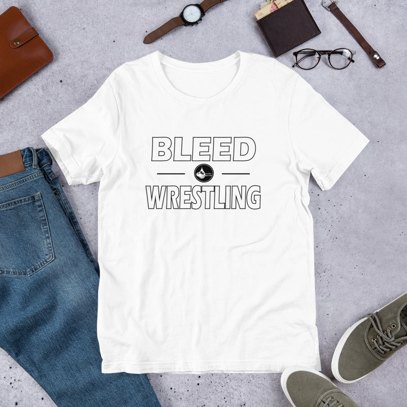 Bleed Wrestling Unisex t-shirt