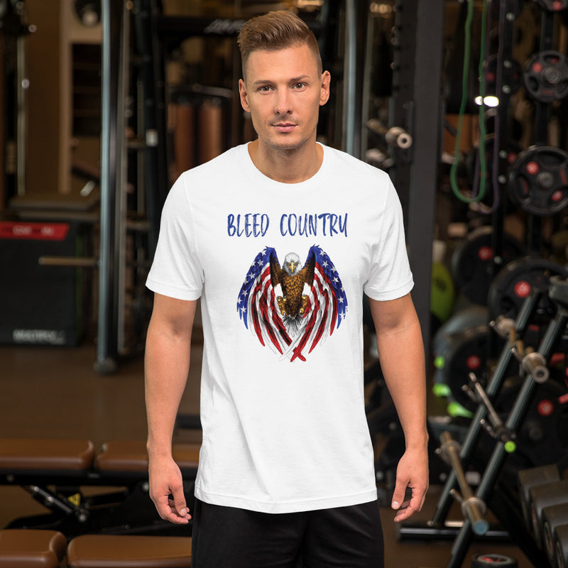 Bleed Skeleton Eagle Unisex t-shirt