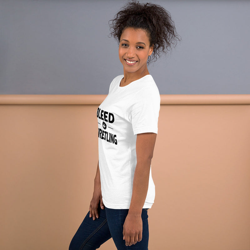 Bleed Wrestling Unisex t-shirt