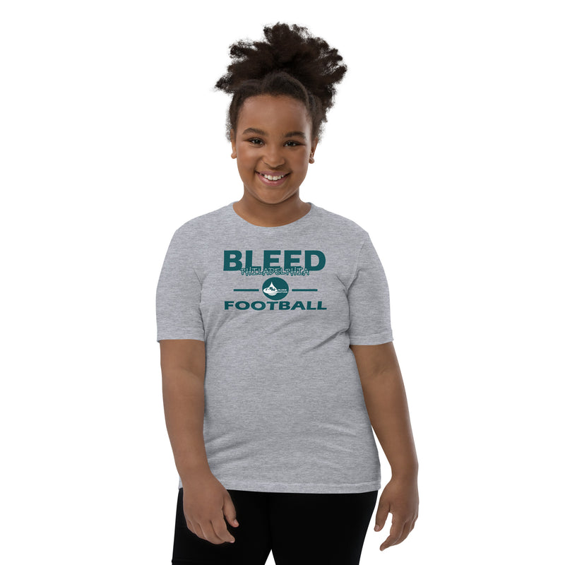 Bleed Philadelphia Football Youth Short Sleeve T-Shirt