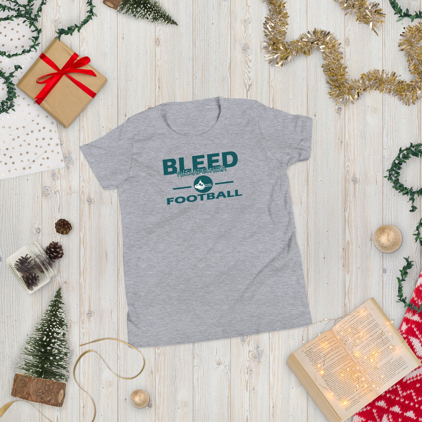 Bleed Philadelphia Football Youth Short Sleeve T-Shirt