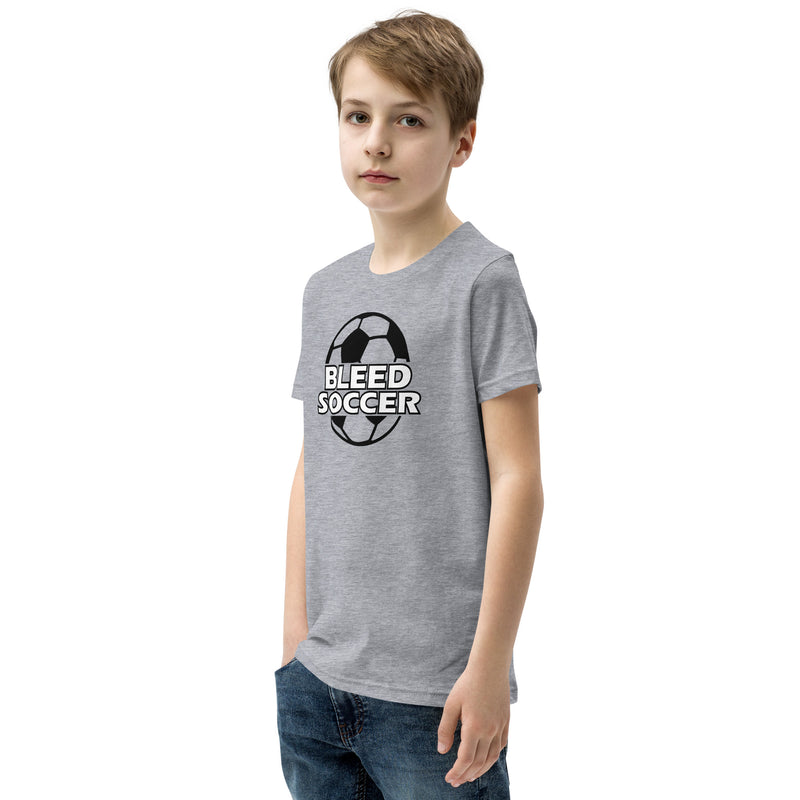 Best Bleed Soccer Printed Short Sleeve Youth T-Shirt Online 2022