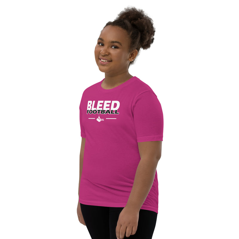 Bleed Football Youth Short Sleeve T-Shirt