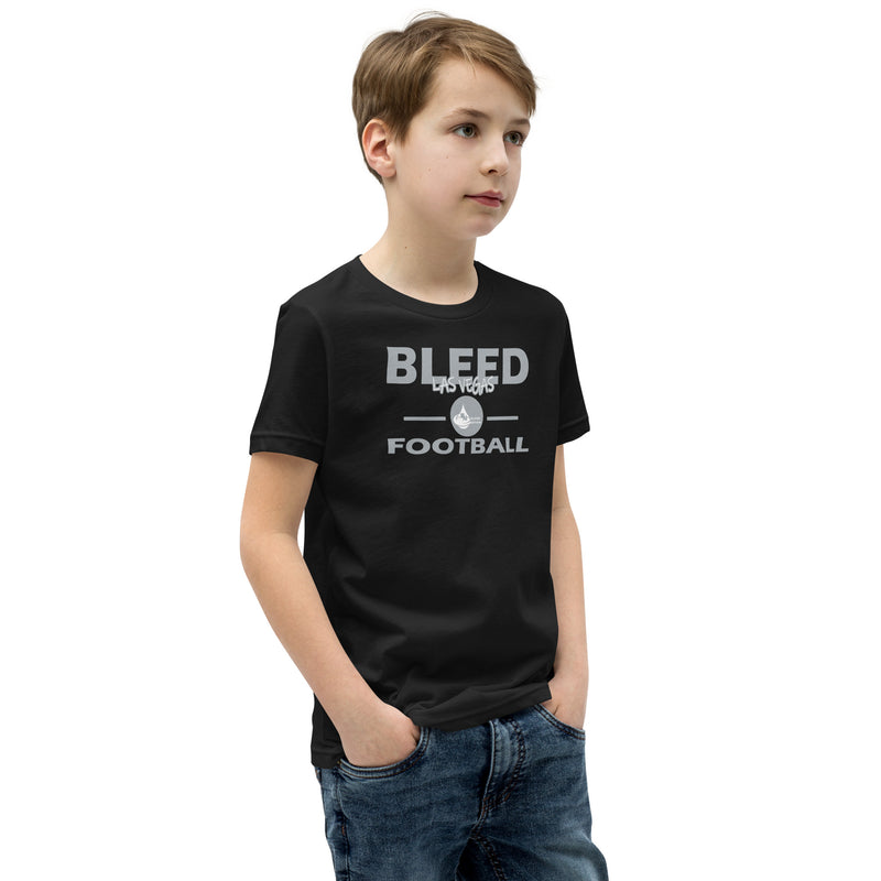 Bleed Las Vegas Football Youth Short Sleeve T-Shirt