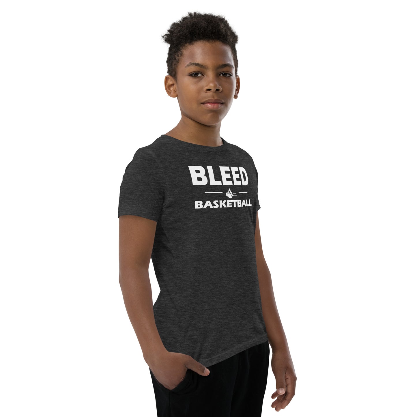 Best Unisex Great Quality Bleed Basketball Youth Short Sleeve T-Shirt