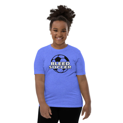 Best Bleed Soccer Printed Short Sleeve Youth T-Shirt Online 2022