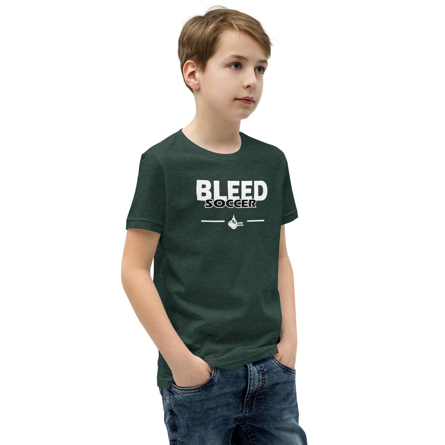 Bleed Soccer Youth Short Sleeve T-Shirt