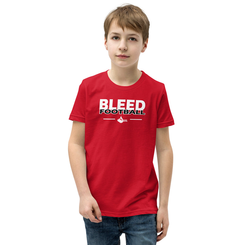 Bleed Football Youth Short Sleeve T-Shirt