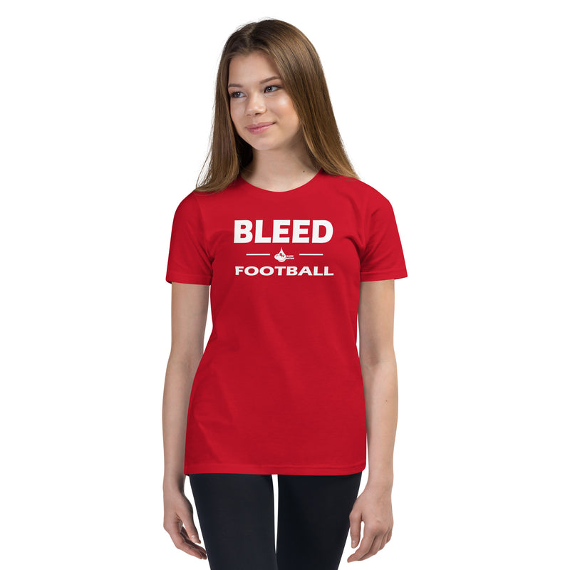 Bleed Football Youth Short Sleeve T-Shirt