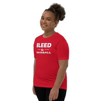 Best Bleed Baseball Youth Printed Short Sleeve T-Shirt - Classic Tees