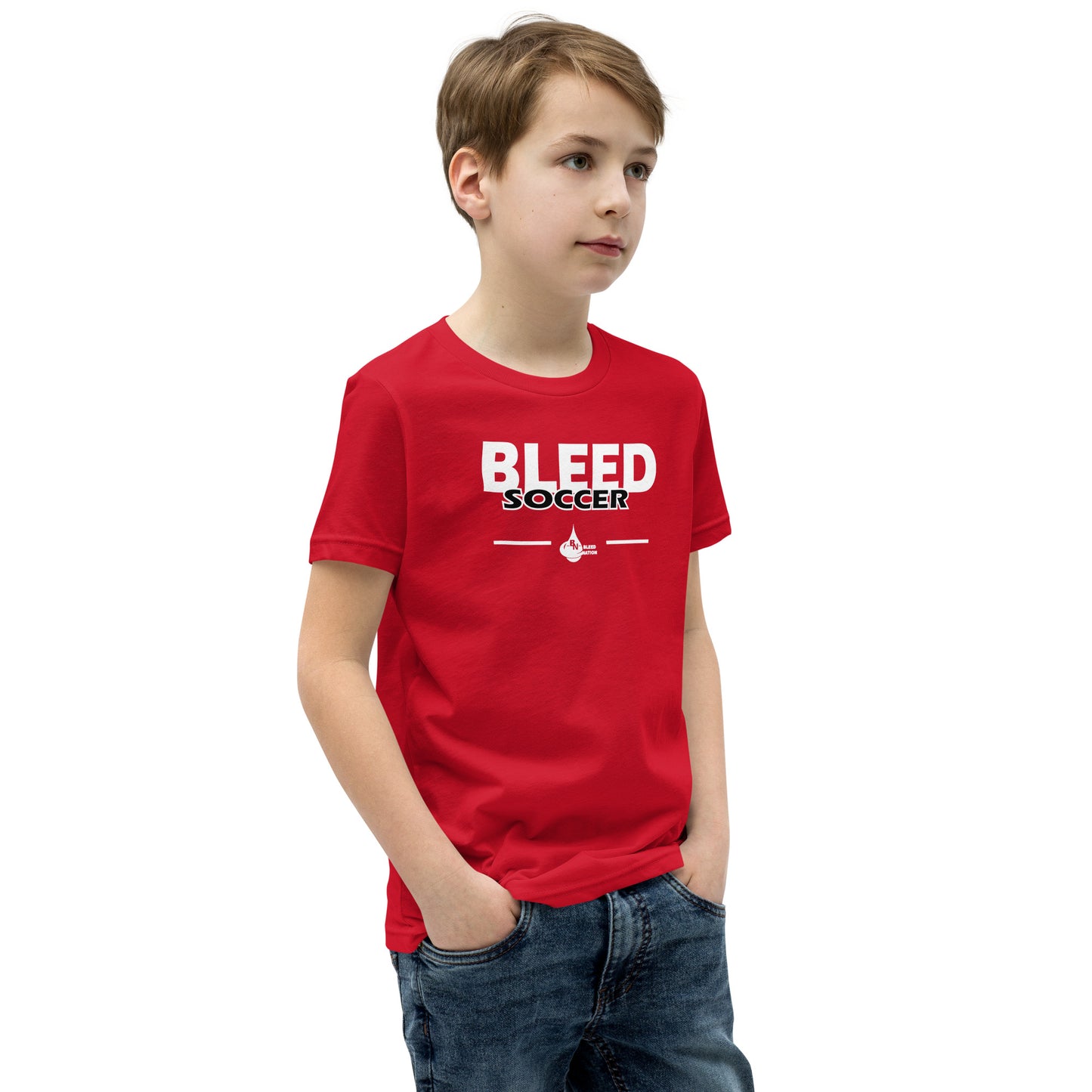 Bleed Soccer Youth Short Sleeve T-Shirt