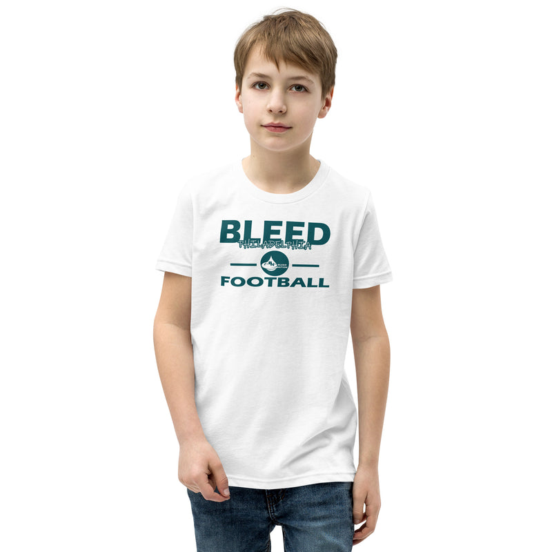 Bleed Philadelphia Football Youth Short Sleeve T-Shirt
