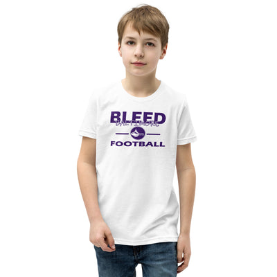 Bleed Baltimore Football Youth Short Sleeve T-Shirt